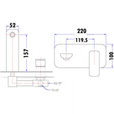 Acl Nova Wall Combination Mixer
